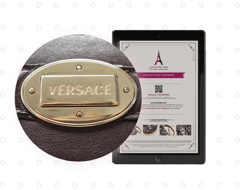 authentification versace|Versace authenticity check.